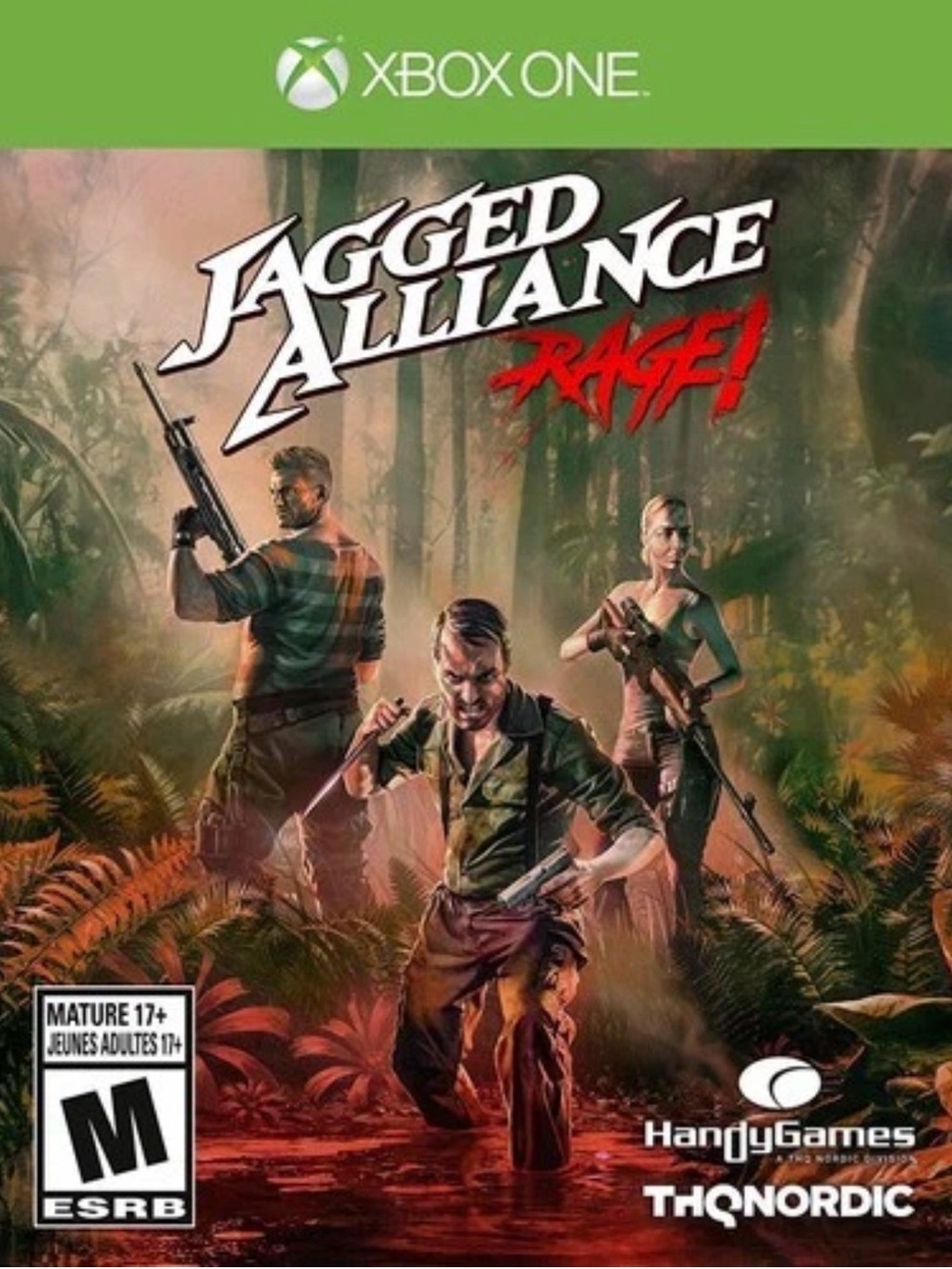 Jagged Alliance: Rage! (Xbox One) - Green Cover Art